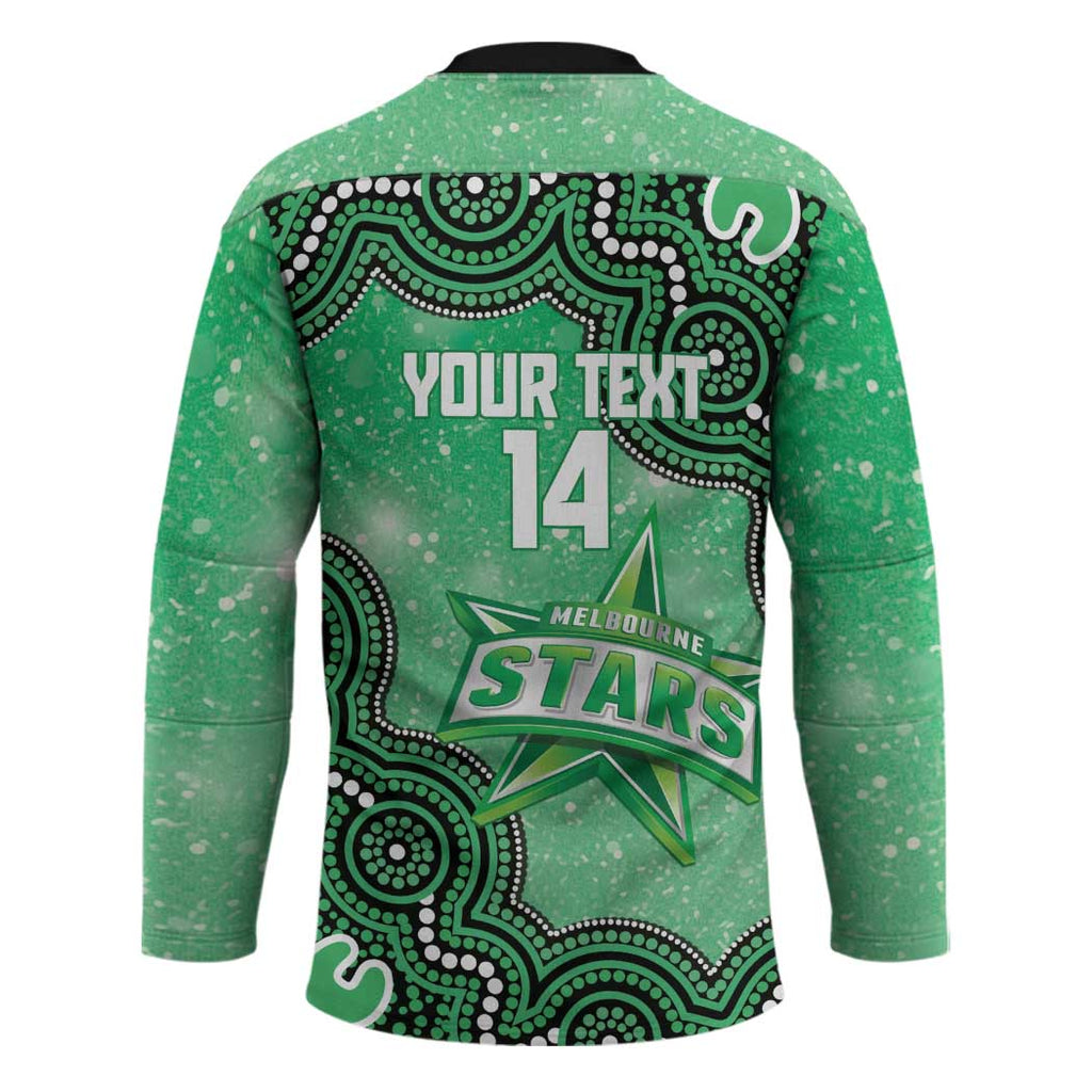 Melbourne Stars NAIDOC Week 2026 Custom Hockey Jersey 50 Years Deadly Indigenous Art Glitter Effect