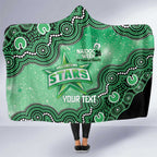 Melbourne Stars NAIDOC Week 2026 Custom Hooded Blanket 50 Years Deadly Indigenous Art Glitter Effect