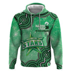 Melbourne Stars NAIDOC Week 2026 Custom Hoodie 50 Years Deadly Indigenous Art Glitter Effect
