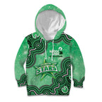 Melbourne Stars NAIDOC Week 2026 Custom Kid Hoodie 50 Years Deadly Indigenous Art Glitter Effect