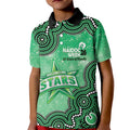 Melbourne Stars NAIDOC Week 2026 Custom Kid Polo Shirt 50 Years Deadly Indigenous Art Glitter Effect