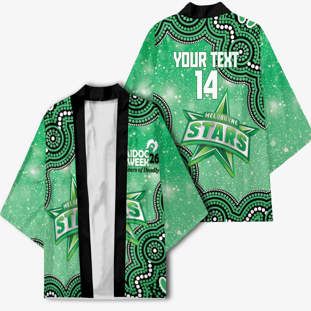 Melbourne Stars NAIDOC Week 2026 Custom Kimono 50 Years Deadly Indigenous Art Glitter Effect