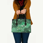 Melbourne Stars NAIDOC Week 2026 Custom Leather Bag 50 Years Deadly Indigenous Art Glitter Effect