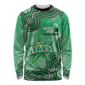 Melbourne Stars NAIDOC Week 2026 Custom Long Sleeve Shirt 50 Years Deadly Indigenous Art Glitter Effect