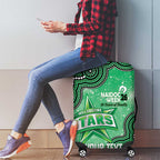 Melbourne Stars NAIDOC Week 2026 Custom Luggage Cover 50 Years Deadly Indigenous Art Glitter Effect