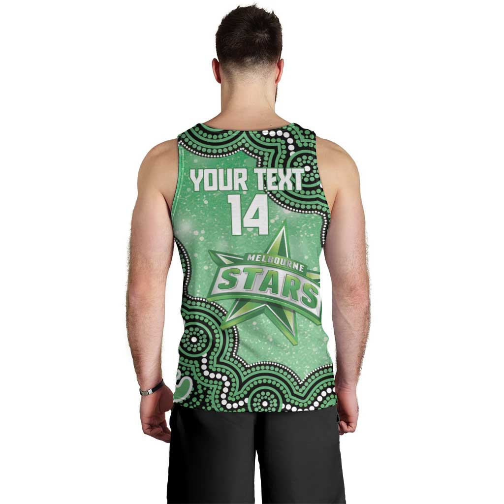 Melbourne Stars NAIDOC Week 2026 Custom Men Tank Top 50 Years Deadly Indigenous Art Glitter Effect