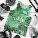 Melbourne Stars NAIDOC Week 2026 Custom Men Tank Top 50 Years Deadly Indigenous Art Glitter Effect