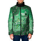 Melbourne Stars NAIDOC Week 2026 Custom Padded Jacket 50 Years Deadly Indigenous Art Glitter Effect