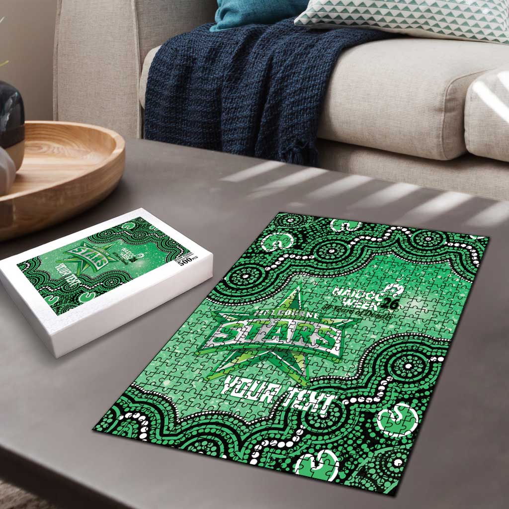 Melbourne Stars NAIDOC Week 2026 Custom Puzzle 50 Years Deadly Indigenous Art Glitter Effect