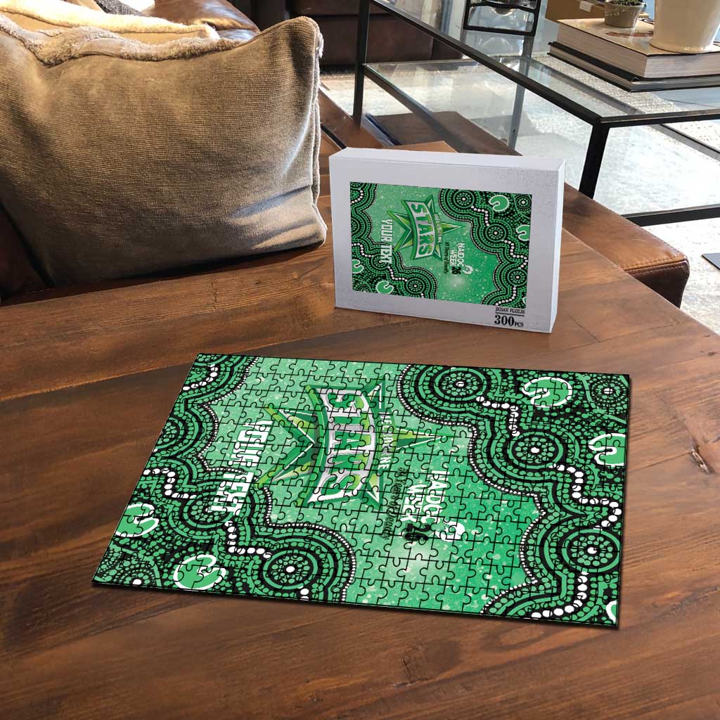 Melbourne Stars NAIDOC Week 2026 Custom Puzzle 50 Years Deadly Indigenous Art Glitter Effect