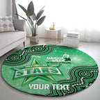 Melbourne Stars NAIDOC Week 2026 Custom Round Carpet 50 Years Deadly Indigenous Art Glitter Effect