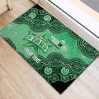 Melbourne Stars NAIDOC Week 2026 Custom Rubber Doormat 50 Years Deadly Indigenous Art Glitter Effect