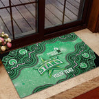 Melbourne Stars NAIDOC Week 2026 Custom Rubber Doormat 50 Years Deadly Indigenous Art Glitter Effect