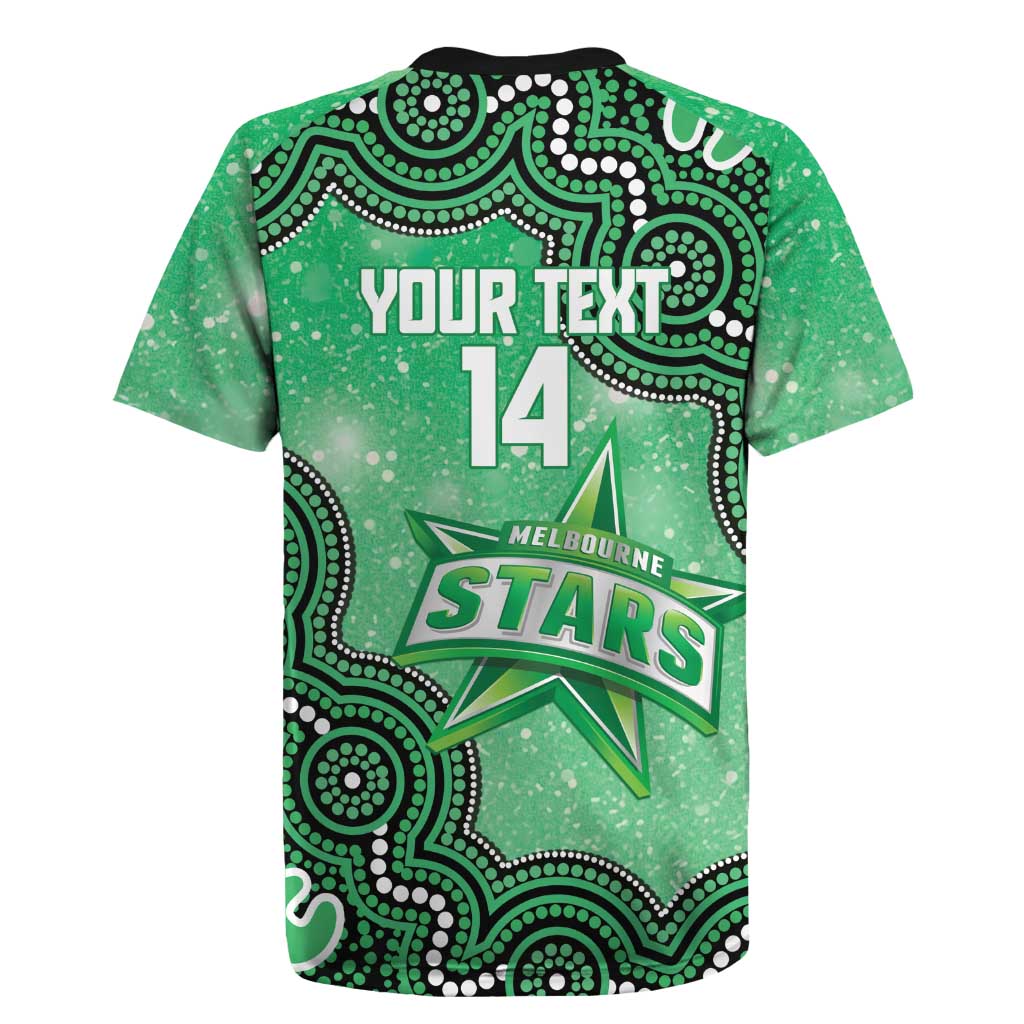Melbourne Stars NAIDOC Week 2026 Custom Rugby Jersey 50 Years Deadly Indigenous Art Glitter Effect