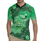 Melbourne Stars NAIDOC Week 2026 Custom Rugby Jersey 50 Years Deadly Indigenous Art Glitter Effect