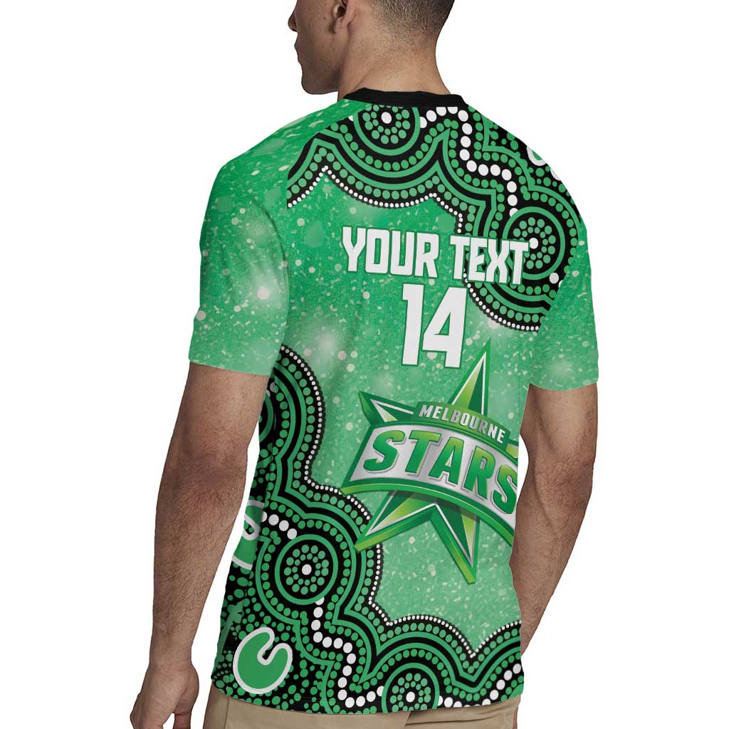 Melbourne Stars NAIDOC Week 2026 Custom Rugby Jersey 50 Years Deadly Indigenous Art Glitter Effect