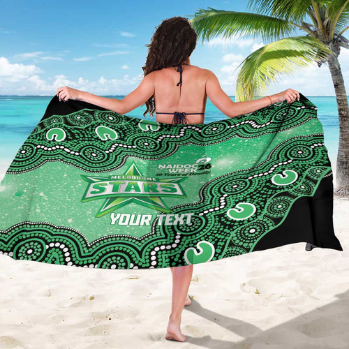 Melbourne Stars NAIDOC Week 2026 Custom Sarong 50 Years Deadly Indigenous Art Glitter Effect