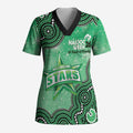 Melbourne Stars NAIDOC Week 2026 Custom Scrub Top 50 Years Deadly Indigenous Art Glitter Effect