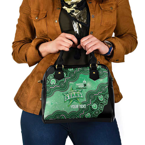 Melbourne Stars NAIDOC Week 2026 Custom Shoulder Handbag 50 Years Deadly Indigenous Art Glitter Effect
