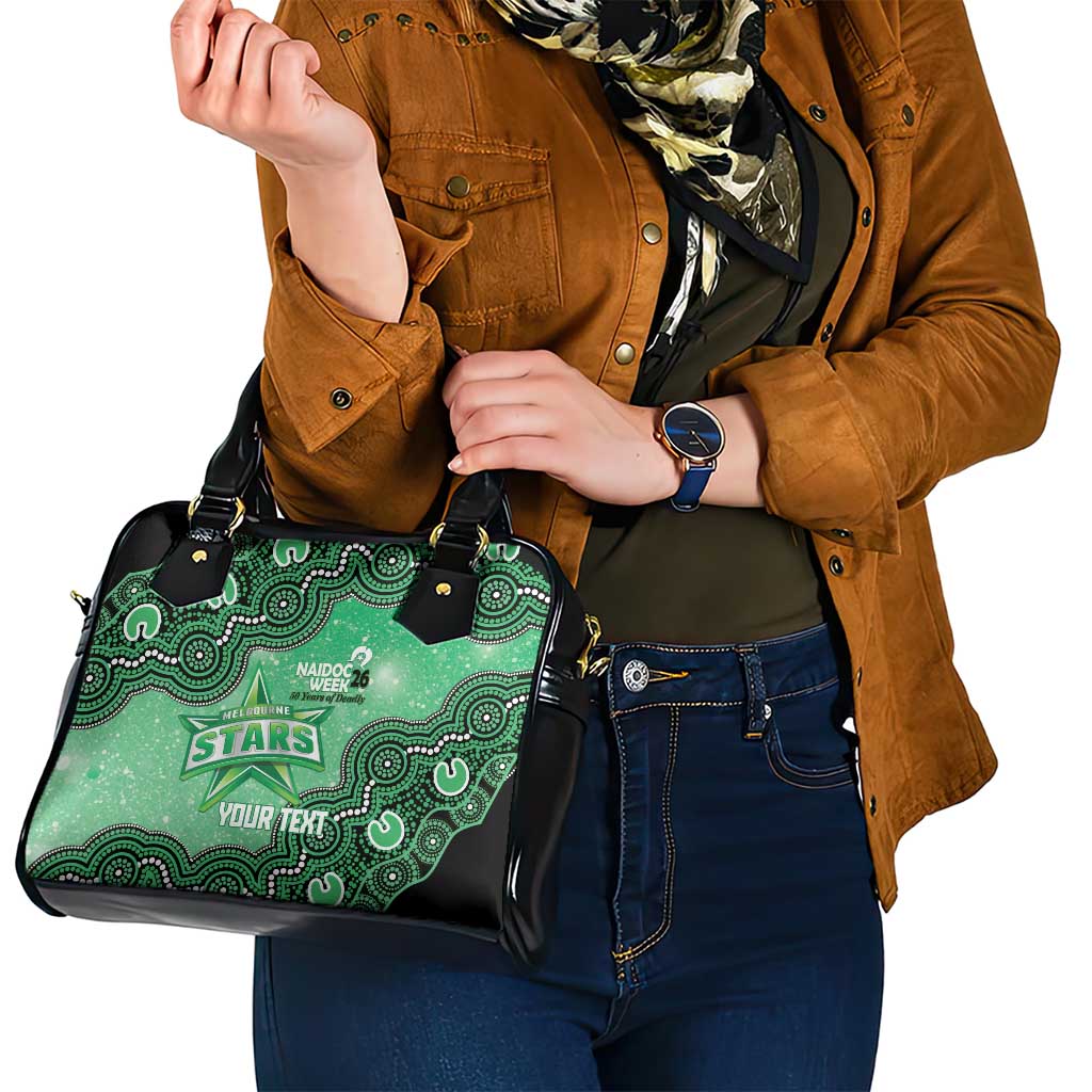Melbourne Stars NAIDOC Week 2026 Custom Shoulder Handbag 50 Years Deadly Indigenous Art Glitter Effect