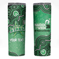 Melbourne Stars NAIDOC Week 2026 Custom Skinny Tumbler 50 Years Deadly Indigenous Art Glitter Effect