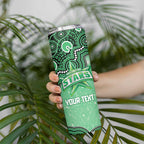 Melbourne Stars NAIDOC Week 2026 Custom Skinny Tumbler 50 Years Deadly Indigenous Art Glitter Effect