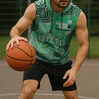 Melbourne Stars NAIDOC Week 2026 Custom Sleeveless Hoodie 50 Years Deadly Indigenous Art Glitter Effect