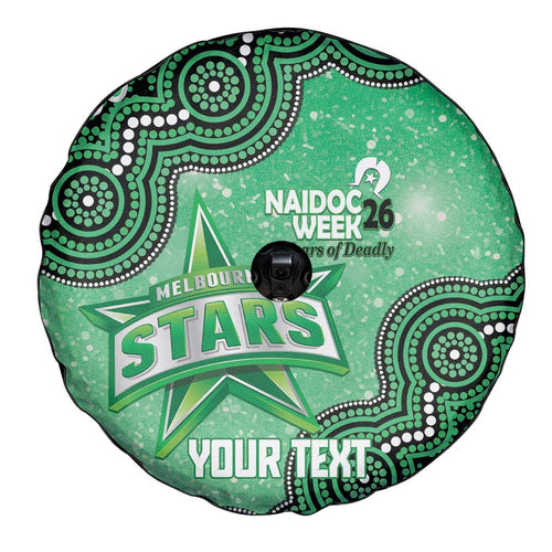 Melbourne Stars NAIDOC Week 2026 Custom Spare Tire Cover 50 Years Deadly Indigenous Art Glitter Effect