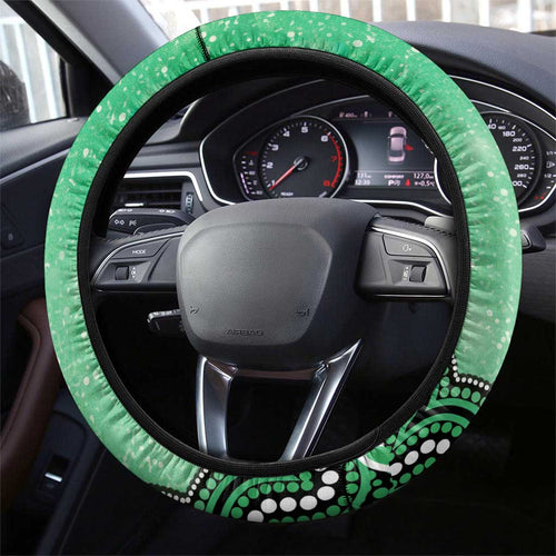 Melbourne Stars NAIDOC Week 2026 Steering Wheel Cover 50 Years Deadly Indigenous Art Glitter Effect