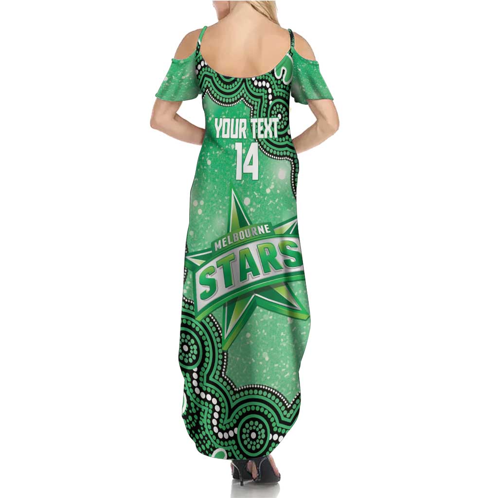 Melbourne Stars NAIDOC Week 2026 Custom Summer Maxi Dress 50 Years Deadly Indigenous Art Glitter Effect
