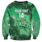 Melbourne Stars NAIDOC Week 2026 Custom Sweatshirt 50 Years Deadly Indigenous Art Glitter Effect