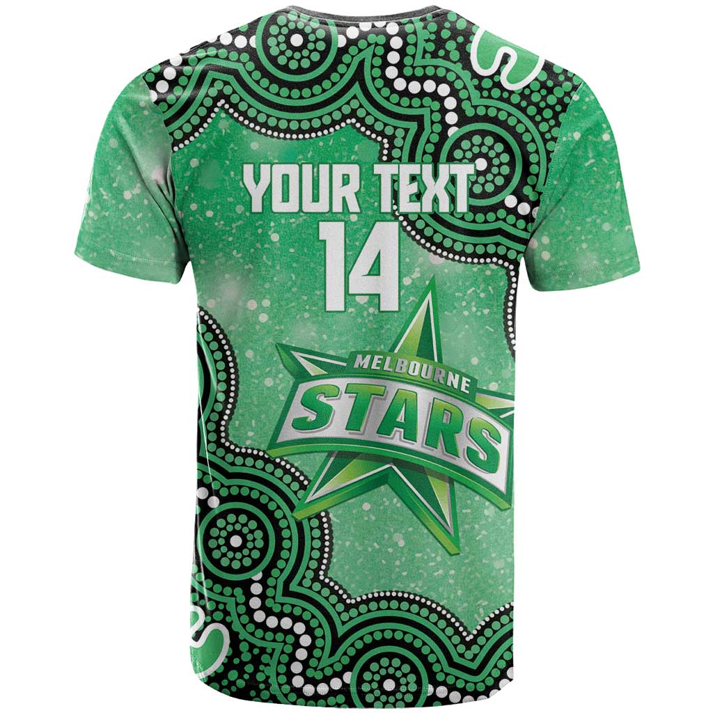 Melbourne Stars NAIDOC Week 2026 Custom T Shirt 50 Years Deadly Indigenous Art Glitter Effect