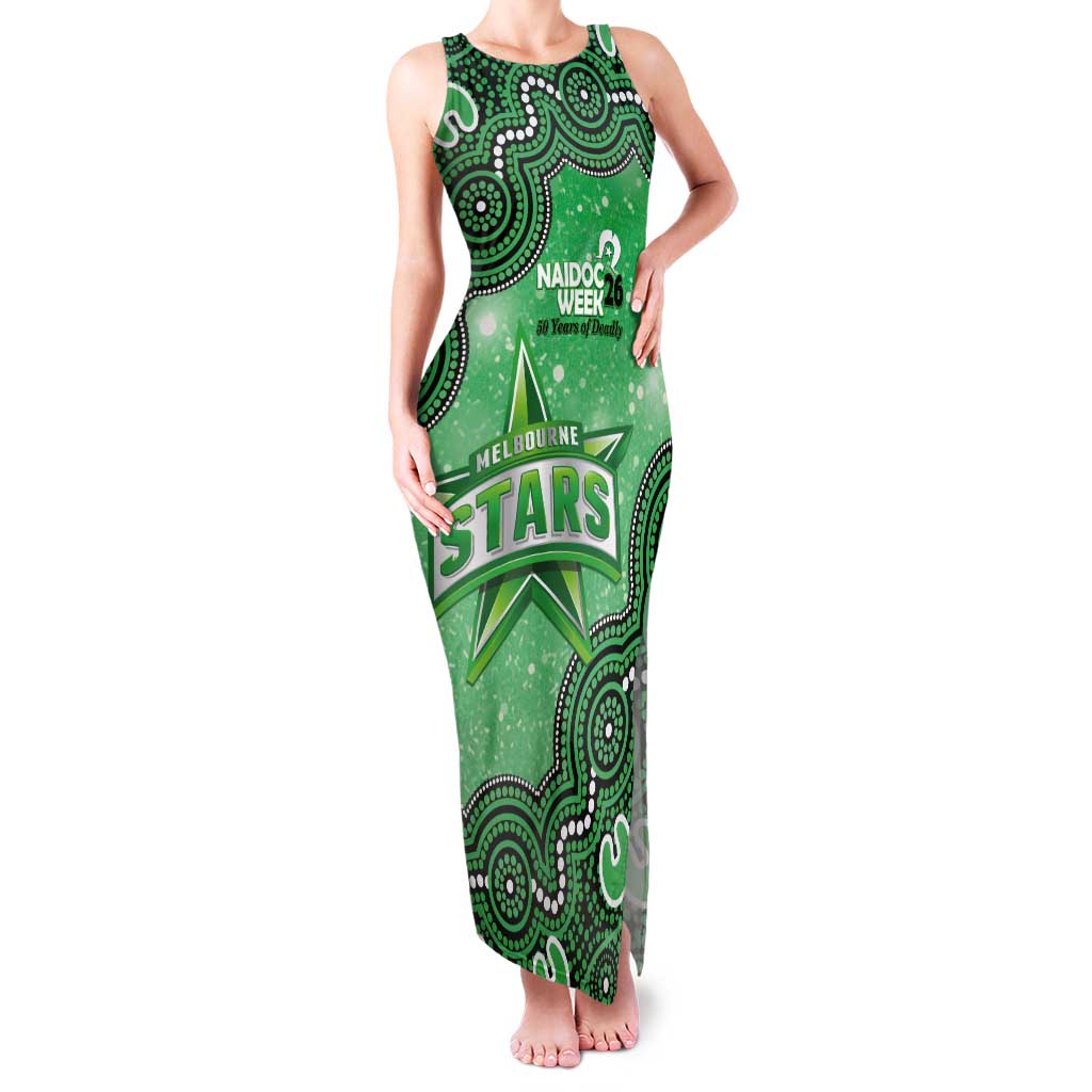 Melbourne Stars NAIDOC Week 2026 Custom Tank Maxi Dress 50 Years Deadly Indigenous Art Glitter Effect