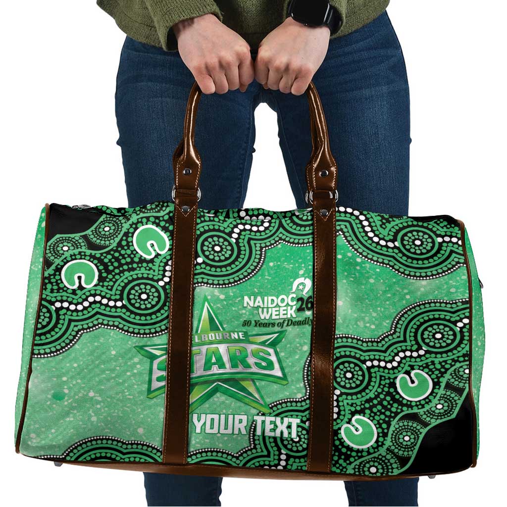 Melbourne Stars NAIDOC Week 2026 Custom Travel Bag 50 Years Deadly Indigenous Art Glitter Effect