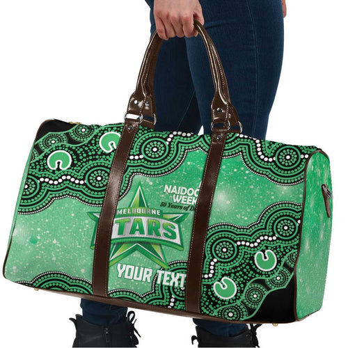 Melbourne Stars NAIDOC Week 2026 Custom Travel Bag 50 Years Deadly Indigenous Art Glitter Effect