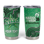 Melbourne Stars NAIDOC Week 2026 Custom Tumbler Cup 50 Years Deadly Indigenous Art Glitter Effect