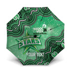 Melbourne Stars NAIDOC Week 2026 Custom Umbrella 50 Years Deadly Indigenous Art Glitter Effect