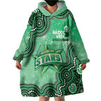 Melbourne Stars NAIDOC Week 2026 Custom Wearable Blanket Hoodie 50 Years Deadly Indigenous Art Glitter Effect