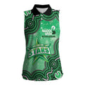 Melbourne Stars NAIDOC Week 2026 Custom Women Sleeveless Polo Shirt 50 Years Deadly Indigenous Art Glitter Effect