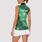 Melbourne Stars NAIDOC Week 2026 Custom Women Sleeveless Polo Shirt 50 Years Deadly Indigenous Art Glitter Effect