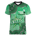 Melbourne Stars NAIDOC Week 2026 Custom Women V-Neck T-Shirt 50 Years Deadly Indigenous Art Glitter Effect