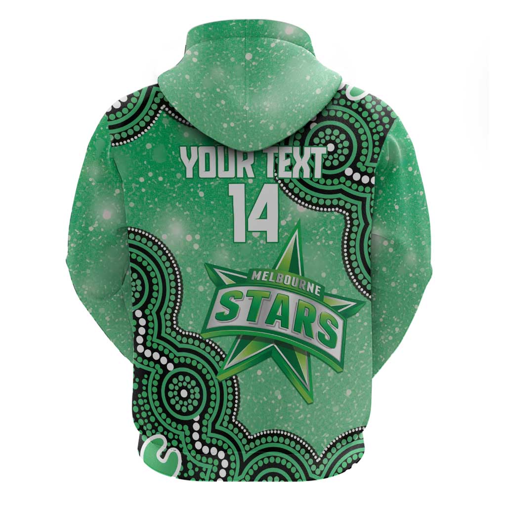 Melbourne Stars NAIDOC Week 2026 Custom Zip Hoodie 50 Years Deadly Indigenous Art Glitter Effect