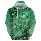 Melbourne Stars NAIDOC Week 2026 Custom Zip Hoodie 50 Years Deadly Indigenous Art Glitter Effect