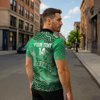Melbourne Stars NAIDOC Week 2026 Custom Zipper Polo Shirt 50 Years Deadly Indigenous Art Glitter Effect