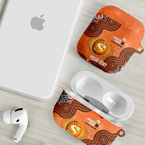 Perth Scorchers NAIDOC Week 2026 Custom AirPods Case 50 Years Deadly Indigenous Art Glitter Effect