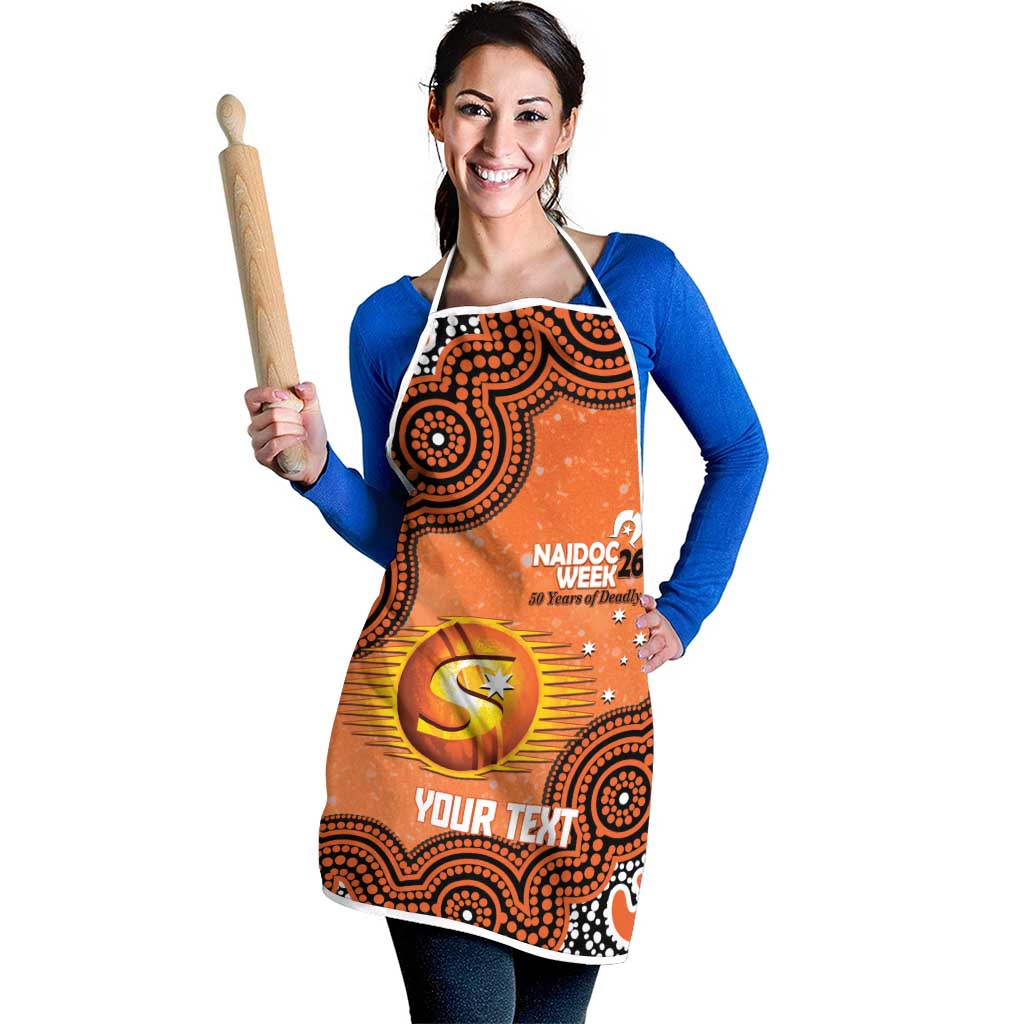 Perth Scorchers NAIDOC Week 2026 Custom Apron 50 Years Deadly Indigenous Art Glitter Effect
