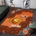 Perth Scorchers NAIDOC Week 2026 Custom Area Rug 50 Years Deadly Indigenous Art Glitter Effect
