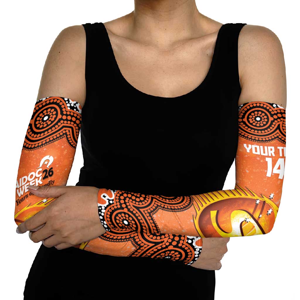 Perth Scorchers NAIDOC Week 2026 Custom Arm Sleeves 50 Years Deadly Indigenous Art Glitter Effect
