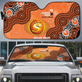 Perth Scorchers NAIDOC Week 2026 Custom Auto Sun Shade 50 Years Deadly Indigenous Art Glitter Effect