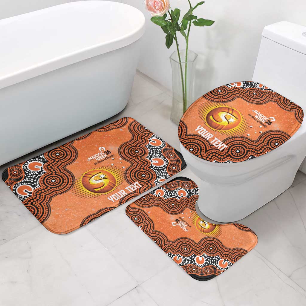 Perth Scorchers NAIDOC Week 2026 Custom Bathroom Set 50 Years Deadly Indigenous Art Glitter Effect